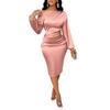 Women's Summer Dress Sexy Spice Satin Dress Haute Couture