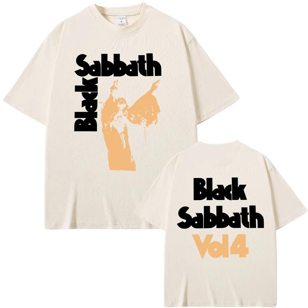 Spring and Summer New Mens and Womens Rock and Roll Music Classic Band Printed Cotton Casual Short Sleeved Round Neck Tshirt