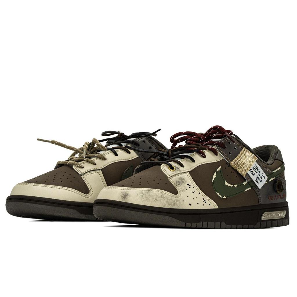 Nike Dunk Box, Campo Selvatico Resistente all'Abrasione Resistente all'Abrasione Scarpe da Skateboard Basse da Uomo Kaki Marrone HF5441-111(TeamA-S-BOX)