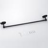 Black Brass Wall Mounted Bathroom Single Towel Shelf Rack Holder Bath Towel Hanger Bar Towel Rail Bathroom Accessories
