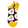 40 Style Fashion Colorful Short Socks Men Cotton Novelty Oil Painting Animals Food Avocado Casual Funny Ankle Sox