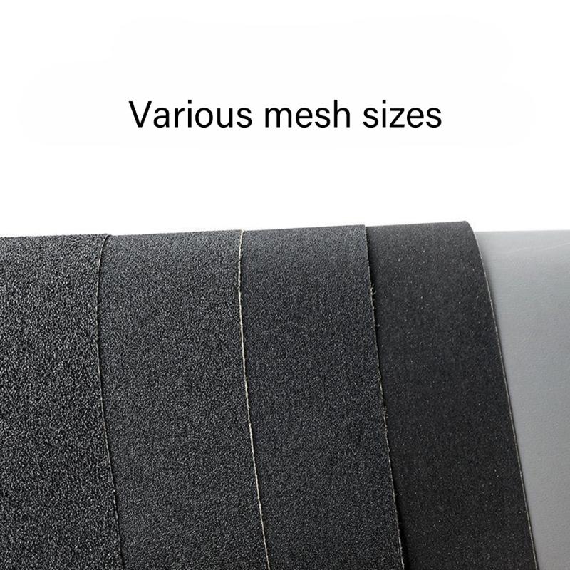 Industrial Professional Grade 9x3.6 Inch Silicon Carbide Sandpaper 5 Sheets Fit for Metalworking Woodworking Polishing