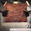 Red Brick Wall Tapestry, Rustic Brick Print Wall Hanging Decor
