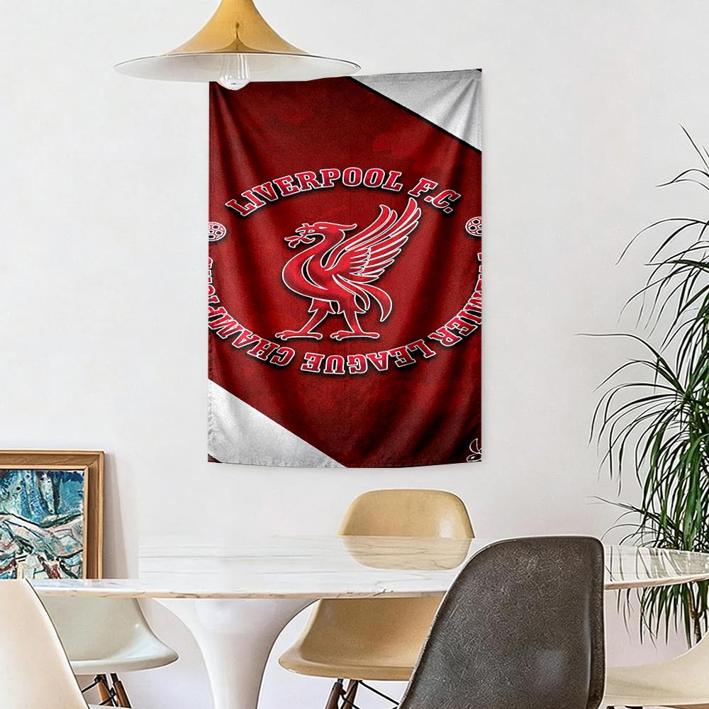 Liverpool Football Club Wall Decor Tapestry Art For Pet Memorial Birthdaywedding Party Backdrop Family Gift