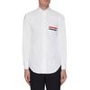 THOM BROWNE Shirts Men's White Lapel Moderate Shirt MWL288A-06177-100