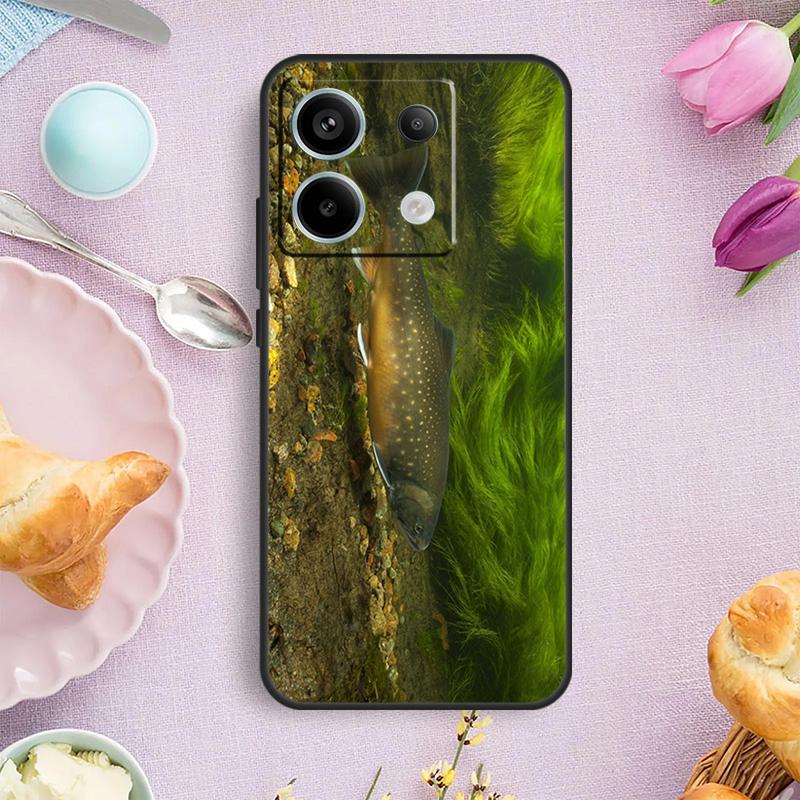 Forellen-Fischerei-Hülle Für Xiaomi Redmi Note 14 13 9 10 11 12 Pro 12S Hülle Für Redmi 15C 15 13C 12C 14C 10C