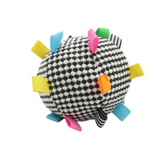 Dogs Sound Ball Puppy Toy Ball with Built-in Bell Chew-Friendly Toss And Fetch Ball for Dogs Training Interactive Play Boredom Relief