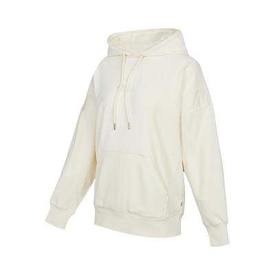 Kapuzenpullover mit Kängurutasche und besticktem Logo für Damen Oberteile Weiß VN0A54LP3KS