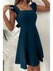 2024 Cross-Border European & American Women's Pastoral Style Suspender Dress: Short, Sweet, Versatile for Commute, Vacation, or Beach.