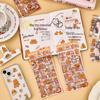 Capybara Waterproof Transparent PET Cartoon Stickers for Diaries and Journals