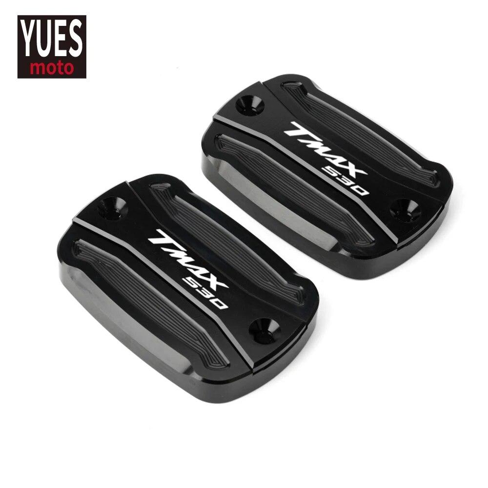 Příslušenství k motocyklu CNC hliníkový kryt víčka nádržky brzdové kapaliny pro Yamaha T Max 500 2004-2011 tmax 530 DX SX 2012-