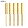 5Pcs Diamond Coated Cylindrical Burr Grind Bit Sharpening Saw Chains 4.0/4.8/5.5mm Emery Grinding Head For Chainsaw Sharpen Y2D0