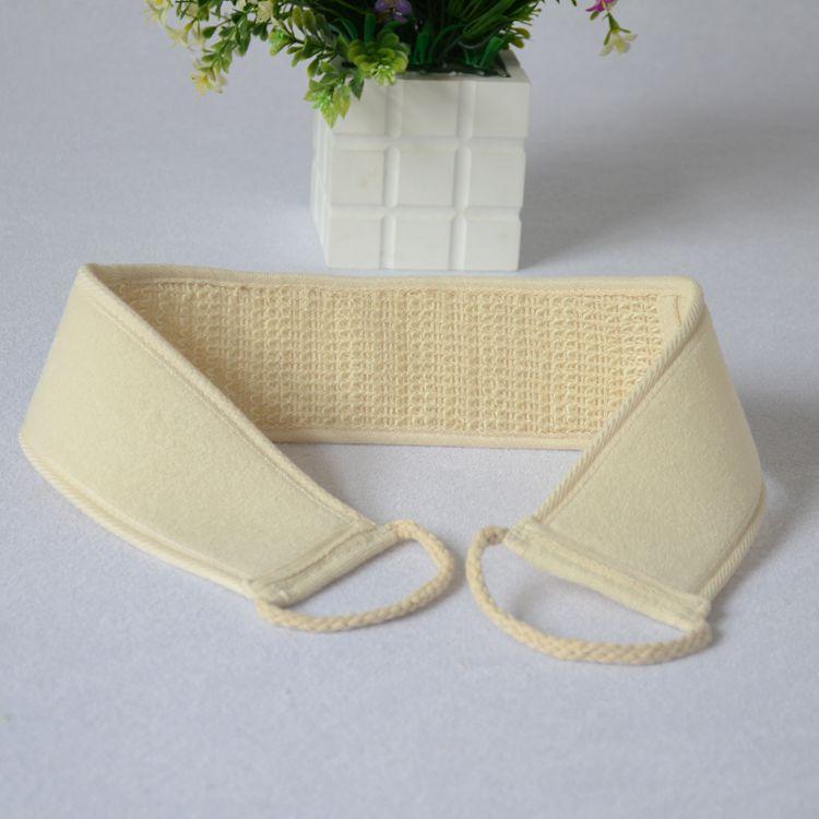 Exfoliating Ramie Shower Bath Back Scrub Strap Scrubber 8*70cm