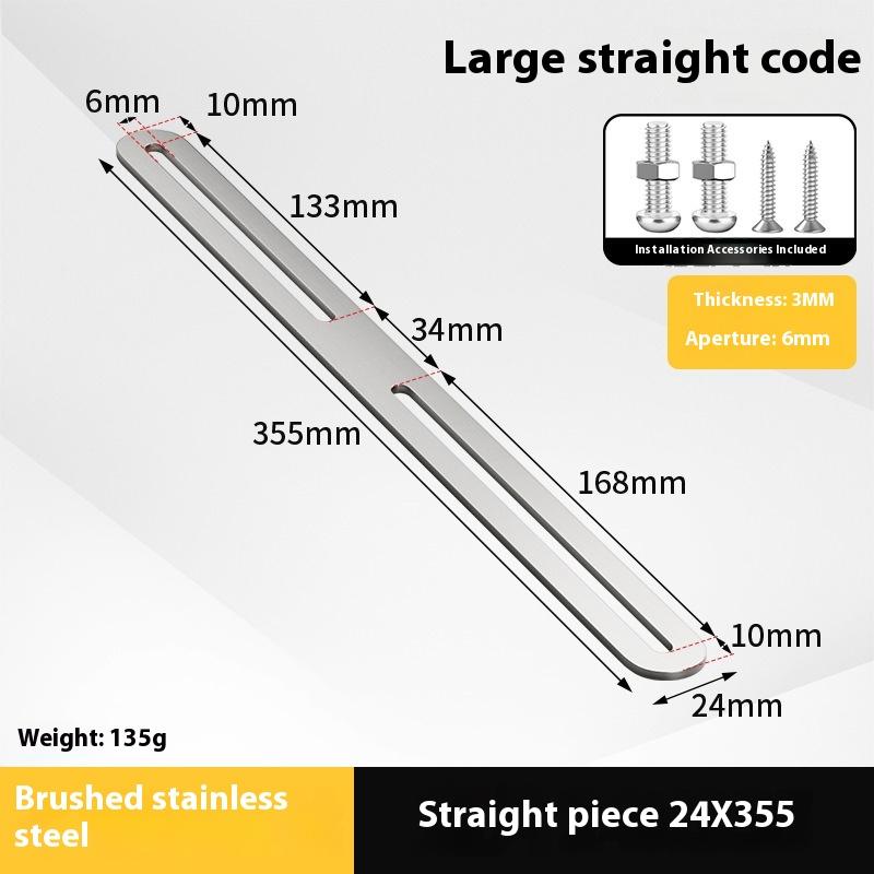 2 Stück Edelstahl Verstellbarer 90-Grad-Winkel L-Form, Eckwinkel, Mehrere Größen Geeignet für Schränke Möbel