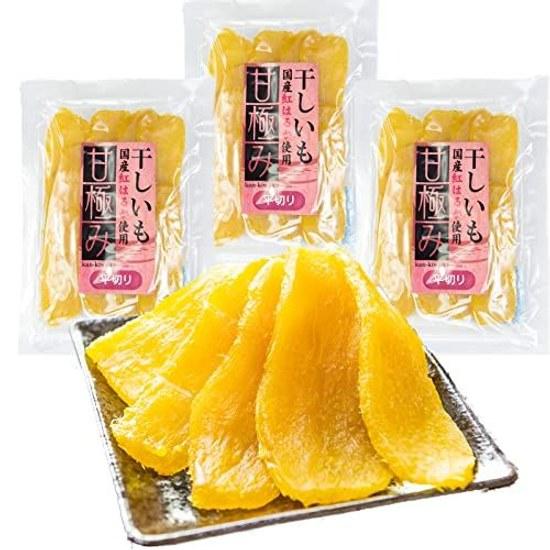 Nagomi no Mori Amakuwami Beni Haruka Moist Soft Dried Sweet Potato Domestic Additive-Free Unique Cold Air Drying (150g3 bags)
