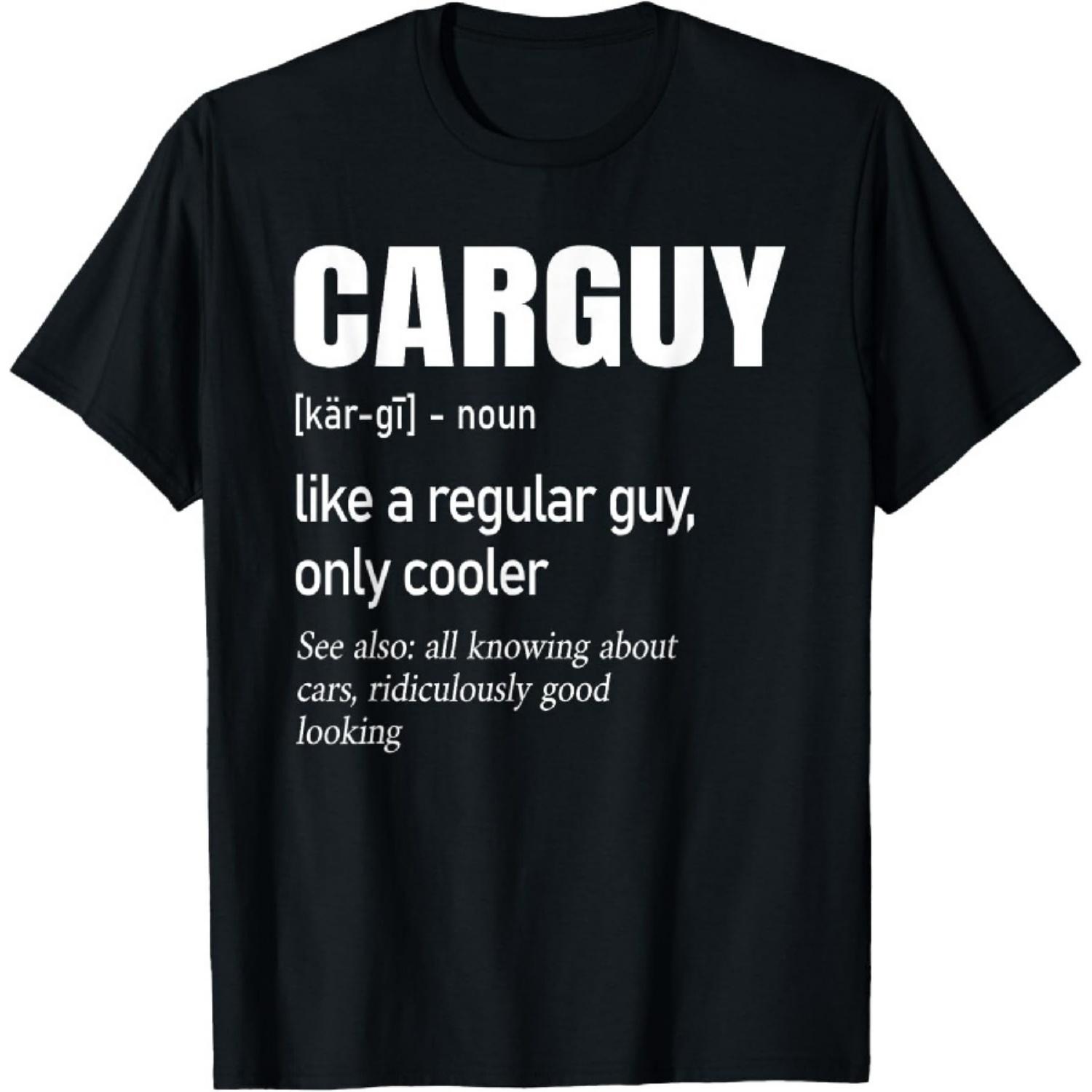 

Car Guy Definition Mechanic & Auto Racing Mens T-Shirt S