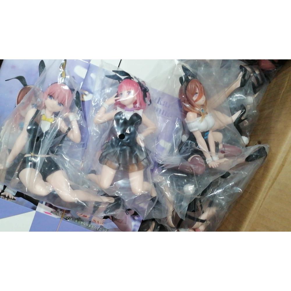10CM Anime The Quintessential Quintuplets Figure Nakano Miku Nino Ichika Itsuki Bunny Girl Style Static Toys PVC