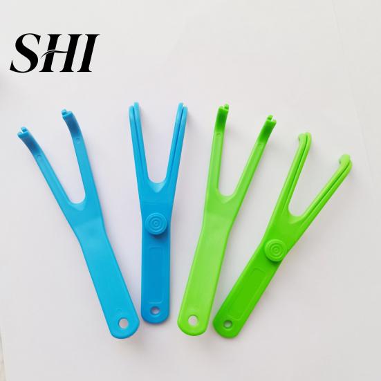 Cleaning Tool Interdental Cleaner Portable User-friendly Effective Y Type Gentle Health Tooth Healthy Care Plastic Dental Floss Replacement Rack for