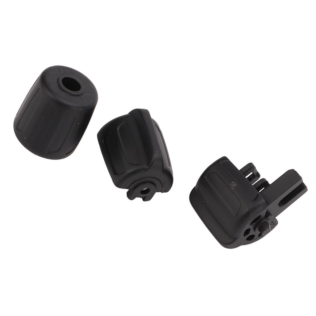 3pcs Steering Wheel Control Button Multifunction ABS 61319273656 Replacement for F10 F11 F18 F20 F21 F26 Black