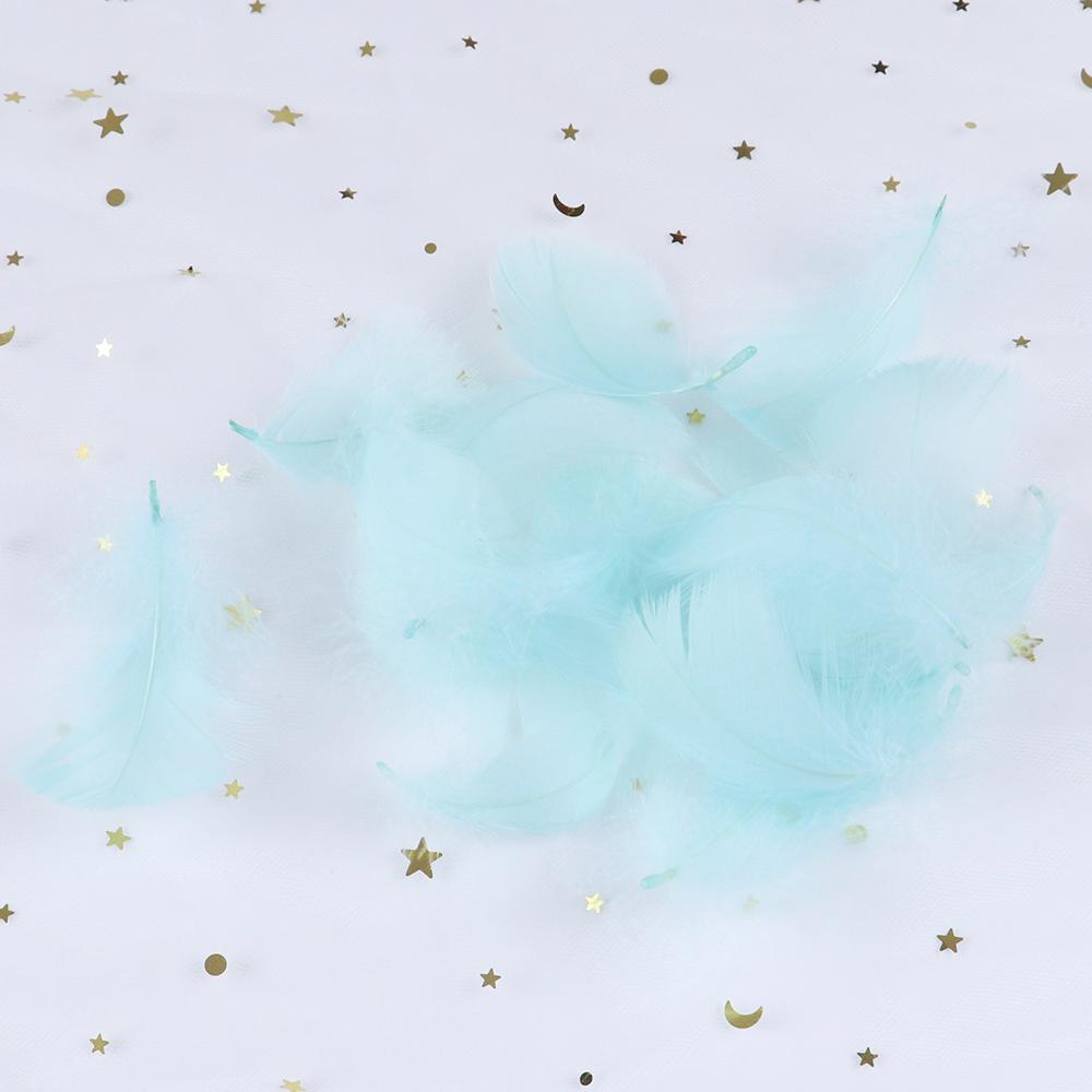 50PCS 5-12cm Natural Goose Feathers Bulk for DIY Crafts Wedding Costume Hair Accessories Party Decorations