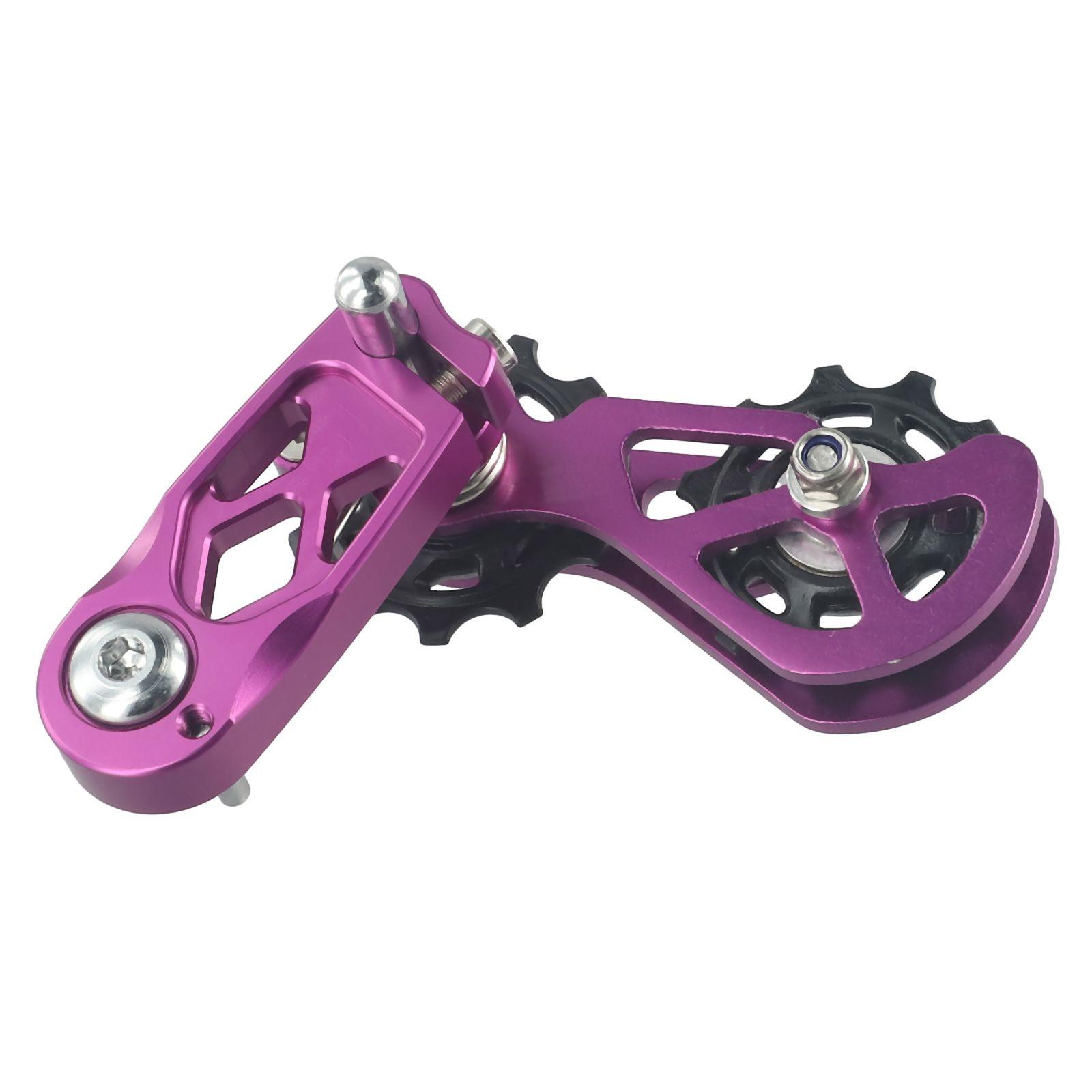 

Chain Tensioner Converts 8-12 Speed Floating Pulley Adjust Wheel фіолетовий