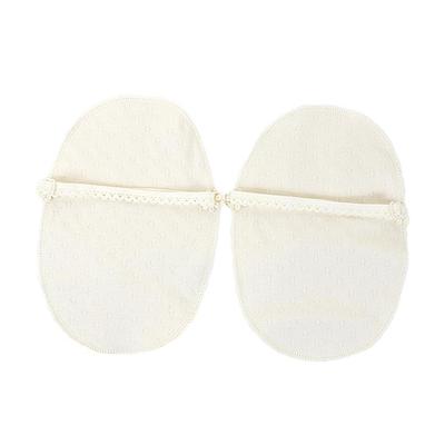 1 paar herbruikbare, wasbare oksel-zweetabsorberende pads onder de oksels, wit