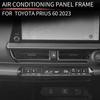 For Toyota PRIUS 60 Series 2023 2024 Front Dashboard Center Air Conditions Outlet Cover Middle AC Vent Cover Sticker Accessories