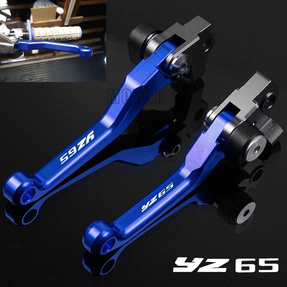 

Для Yamaha YZ65 YZ 65 2018 алюминиевый мотоцикл с ЧПУ мотоцикл Dirtbike Dirt Pit Bike Мотокросс Окунь Поворотные тормозные рычаги сцепления