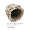 Hamster Nest Chew Toy Natural Grass Hand Woven Straw Nest Small Pet Hideout Tunnel Bed Cage Accessories