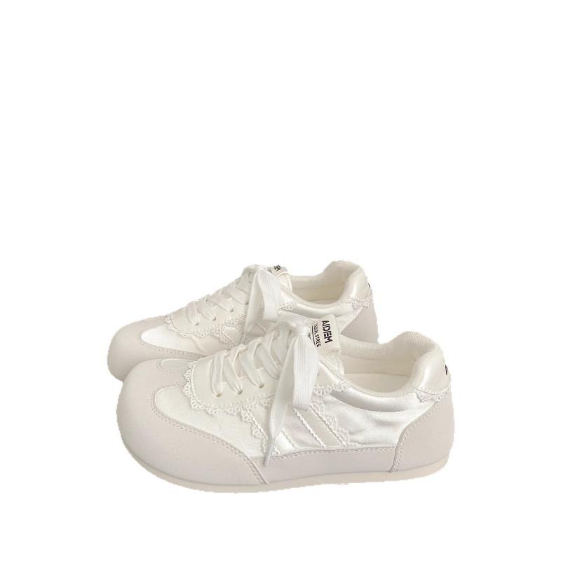 Ugly Cute Dopamine Board Shoes Women's Puffs Summer New Niche Breathable Sports Little White Shoes