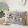 Chenille Jacquard Luxury Pillowcase - White Horse Design