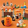 2025 Trendiges Halloween Japanische Katze Harzornament - DIY Cartoon Schreibtischdekoration