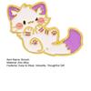 Cute Purple Cat Lapel Pin Cartoon Animal Brooch for Bags Jackets Hats Zinc Alloy Rust-Proof Unique Gift for Kids Teens Cat Lovers