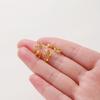 14K 18K Echtgold Plated Doppel Loch Endverschluss Perlen Offene Abdeckung Quetschperlen Für DIY Schmuckherstellung Halsketten Komponente