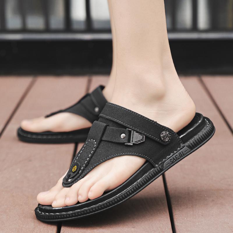 Fashion Hot sales Brand Men's Sandals Flip flop Summer Luxury Sandals Outdoor Men Beach Shoes Sandals Comfortable Travel walking shoes