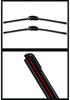 Compatible Wiper Blade for Changan BenBen E-Star 2020 Model - Frameless, Double Rubber Strip, National Version
