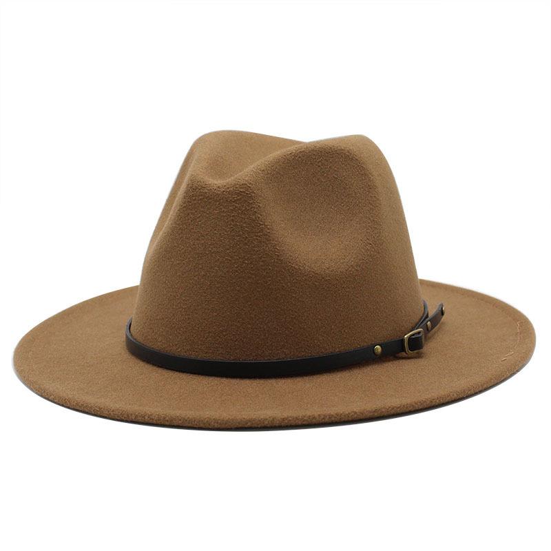 Chapeau jazz populaire sur eBay automne et hiver chapeau haut rétro britannique chapeau en laine tendance pour femme