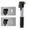 ROCKBROS Bicycle Pump Portable 80-100PSI Easy Operation Mini High Pressure Air Pump Cycling Stainless Steel MTB Bike Accessories