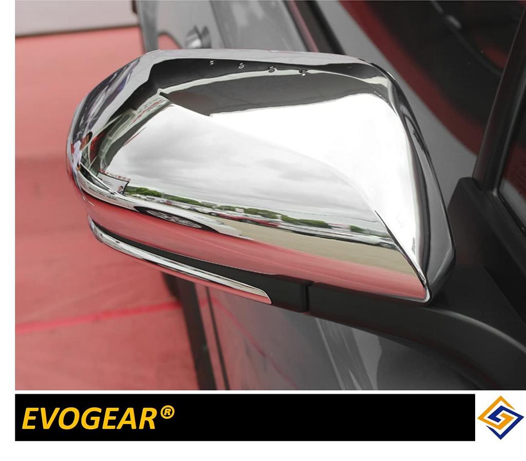 EVOGEAR Side Mirror Covers for Toyota Prius 50 Prius Camry 70 and 10th Generation XV70 Compatible/Replacement C-HR, Series, PHV, Series, CHR, C-HR