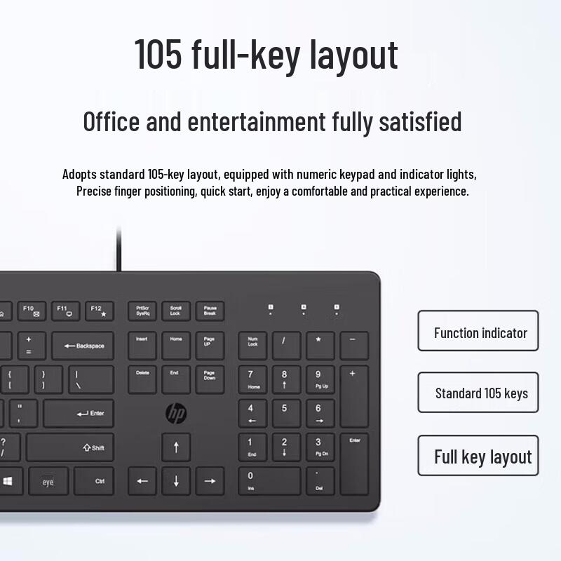 HP K330 Wired Business Keyboard