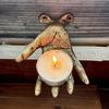 Gruselige Hand Wandhaken Metall Antik-Finish Haken Gotische Hand Statue Teelicht Kerzenhalter Haken für Schmuck Ringe Flur Schlafzimmer Innen Dekoration