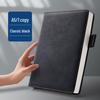 Soft Leather Business Notebook for Meetings & Notes - Thickened Cover