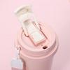 Sealable and Leak-Proof Lily of the Valley Stainless Steel Insulated Cup with Lid and Straw