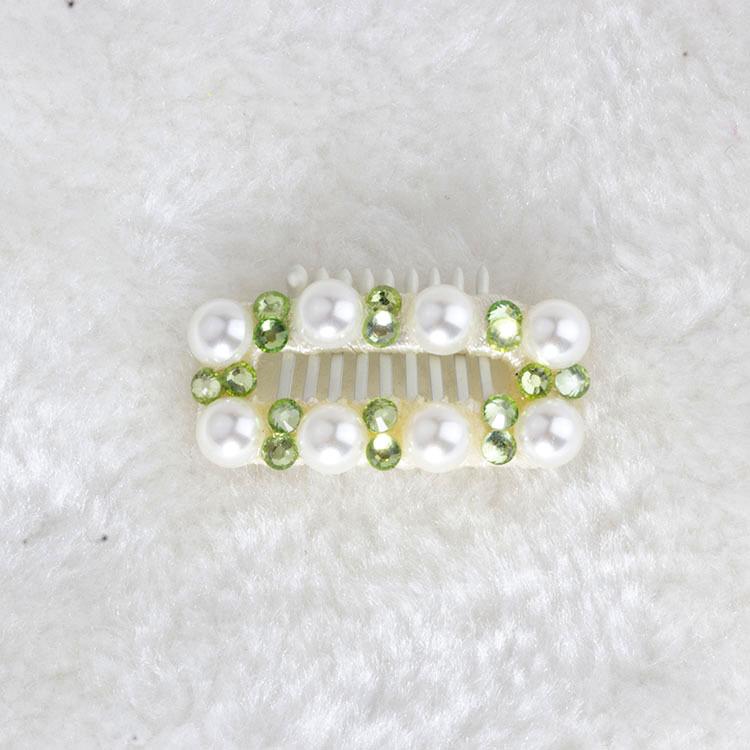 Maltese Rhinestone Puppy & Kitten Hair Clip - Universal Handmade Pet Accessory