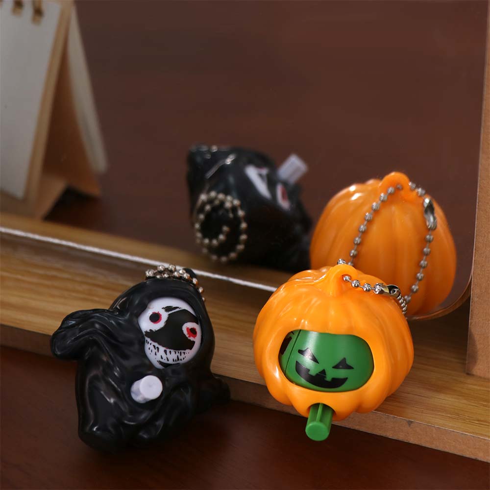 Mini Size Pumpkin Face Changing Keyring Pumpkin Shape Pumpkin Face Changing Pendants Party Favors