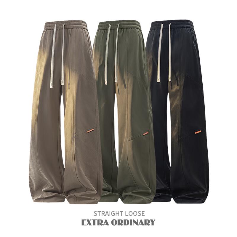 

TOM ADAM Men s Loose Fit Straight-Leg Sport Pants 2XL