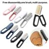 2-In-1 Leather Brush For Suede Boots Bags Scrubber Cleaner White Rubber Crepe Shoe Brush Household Necessary Wall Crevice