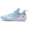 Li Ning Speed 9 Demping Slijtvast Antislip Lage top Basketbalschoenen Heren Blauw Wit ABPT001-6(Team537-)