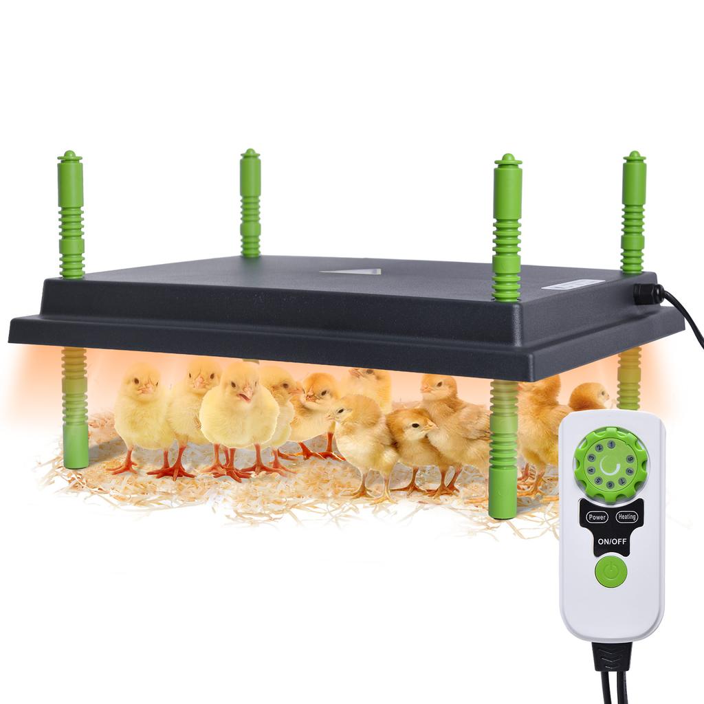 Chick Brooder Heating Plate Adjustable Temperature Electric Poultry Heater for Baby Chicks Ducks Quail Goslings Energy Saving