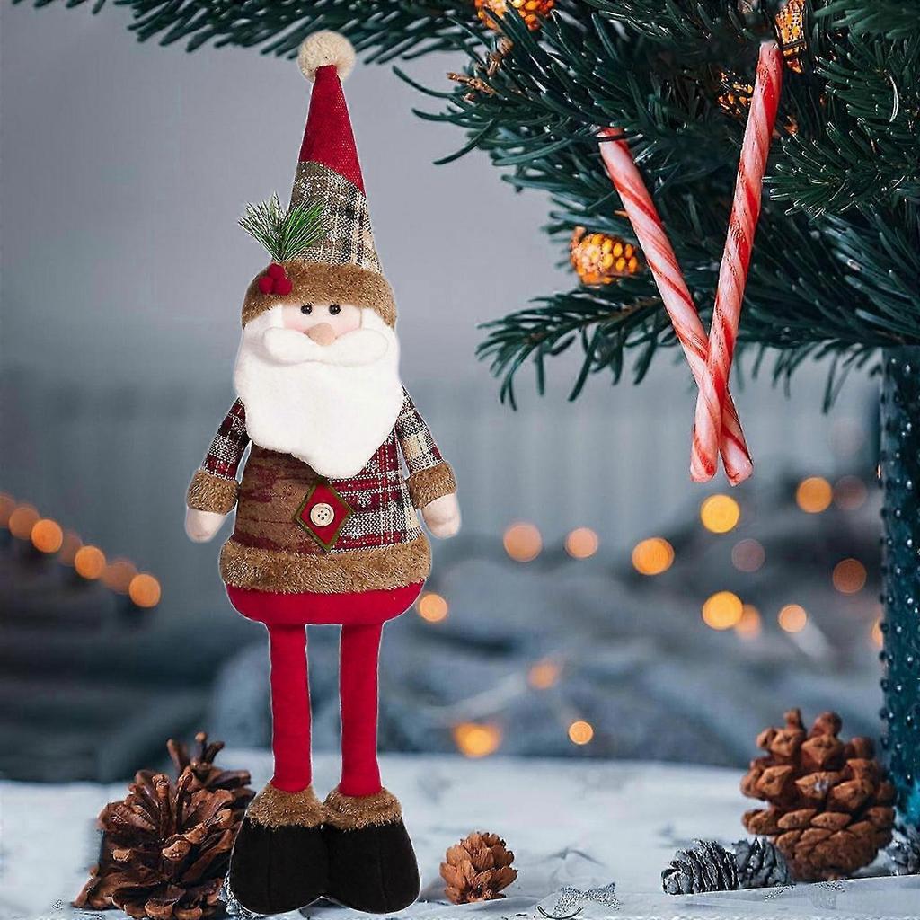 Noel Bebekleri Genişletilebilir Noel Baba Bebekleri Noel Kardan Adam Bebekleri Ve Diğer Noel Bebekleri Süslemeleri Noel Süsleme Malzemeleri